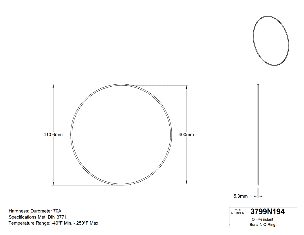 Technical drawing - 3799N194
